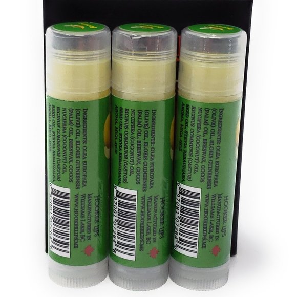Hooker Lips Luxury Lip Balm Banana 3 Pack - Picture 2 of 3